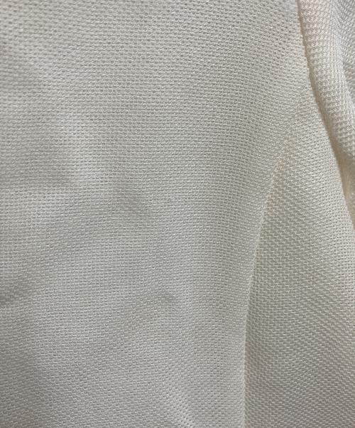 COHINA（コヒナ）COHINA (コヒナ) ハーフスリーブノーカラーメッシュジャケット アイボリー サイズ:FREEの古着・服飾アイテム