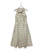 HER LIP TOハーリップトゥ）の古着「Faubourg Tweed Dress」｜アイボリー