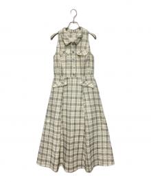 HER LIP TO（ハーリップトゥ）の古着「Faubourg Tweed Dress」｜アイボリー