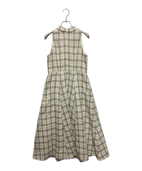 HER LIP TO（ハーリップトゥ）HER LIP TO (ハーリップトゥ) Faubourg Tweed Dress アイボリー サイズ:Sの古着・服飾アイテム