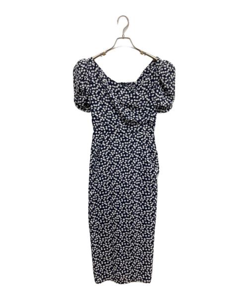 HER LIP TO（ハーリップトゥ）HER LIP TO (ハーリップトゥ) Cherry Pattern Cache-Coeur One-Piece ネイビー サイズ:XSの古着・服飾アイテム