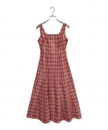 HER LIP TO（ハーリップトゥ）の古着「Paddington Long Dress」｜レッド