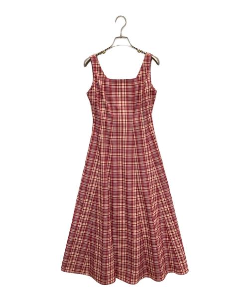 HER LIP TO（ハーリップトゥ）HER LIP TO (ハーリップトゥ) Paddington Long Dress レッド サイズ:XSの古着・服飾アイテム