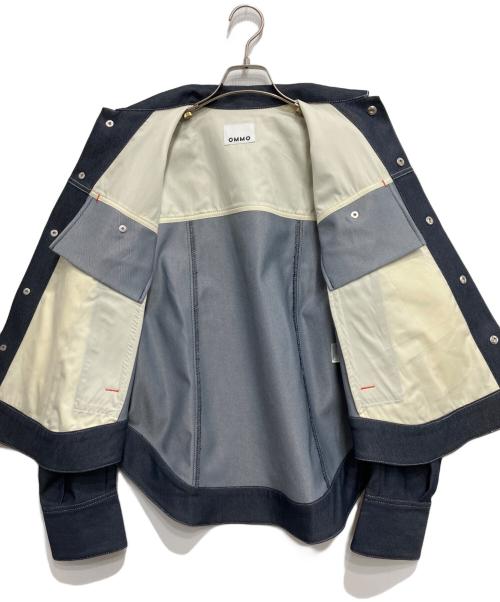 OMMO（オーエムエムオー）OMMO (オーエムエムオー) SQUARE SLEEVE JK インディゴ サイズ:Freeの古着・服飾アイテム
