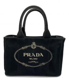 PRADA（プラダ）の古着「カナパSハンドバッグ」｜ブラック