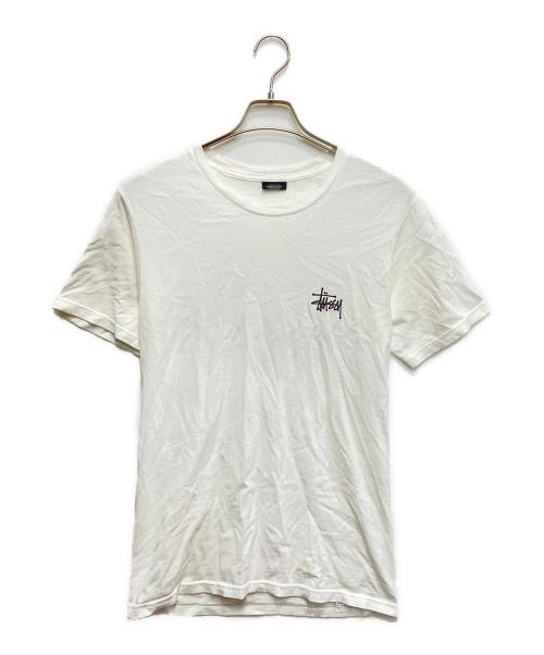 stussy（ステューシー）stussy (ステューシー) ロゴプリントTシャツ ホワイト サイズ:Sの古着・服飾アイテム