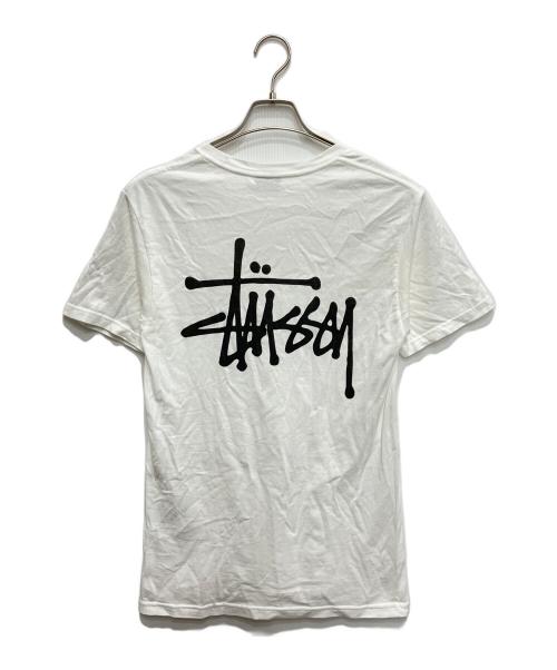 stussy（ステューシー）stussy (ステューシー) ロゴプリントTシャツ ホワイト サイズ:Sの古着・服飾アイテム