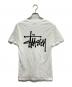 stussy (ステューシー) ロゴプリントTシャツ ホワイト サイズ:S：5000円