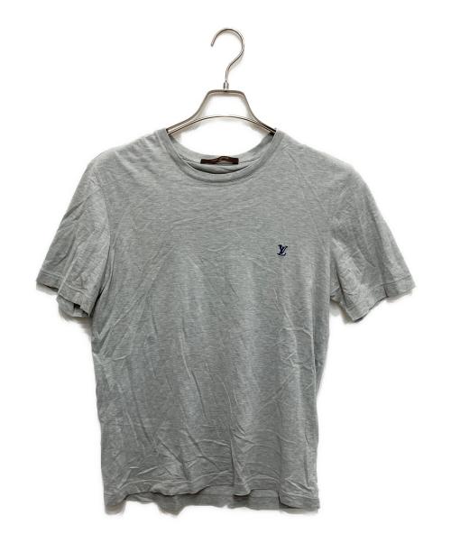 LOUIS VUITTON（ルイ ヴィトン）LOUIS VUITTON (ルイ ヴィトン) ロゴ刺繍Tシャツ グレー サイズ:Mの古着・服飾アイテム