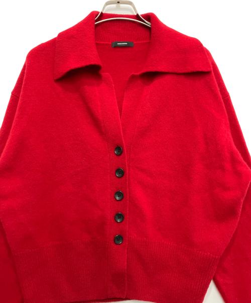 JOURNAL STANDARD（ジャーナルスタンダード）JOURNAL STANDARD (ジャーナルスタンダード) MUSICオープンカラーカーディガン レッド サイズ:不明の古着・服飾アイテム