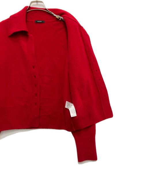 JOURNAL STANDARD（ジャーナルスタンダード）JOURNAL STANDARD (ジャーナルスタンダード) MUSICオープンカラーカーディガン レッド サイズ:不明の古着・服飾アイテム