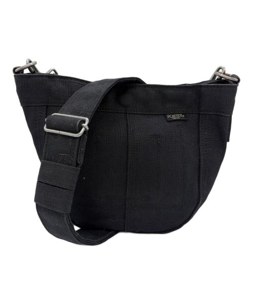PORTER（ポーター）PORTER (ポーター) DEEPER ショルダーバッグ ブラックの古着・服飾アイテム