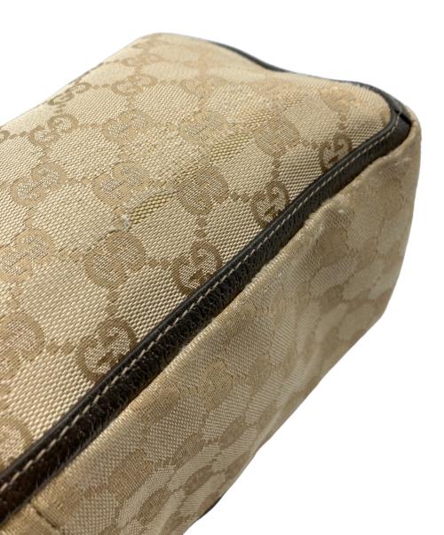 GUCCI（グッチ）GUCCI (グッチ) GGキャンバストートバッグ ベージュ×グレーの古着・服飾アイテム
