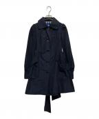 BURBERRY BLUE LABELバーバリー ブルー レーベル）の古着「スプリングコート」｜ネイビー