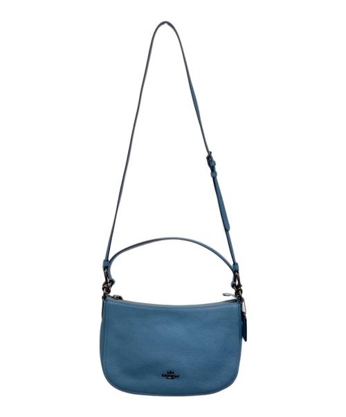 COACH（コーチ）COACH (コーチ) チェルシー 2WAYバッグ ブルーの古着・服飾アイテム