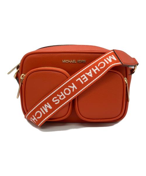 MICHAEL KORS（マイケル・コース）MICHAEL KORS (マイケル・コース) JET SET TRAVEL レザー クロスボディ ミディアム オレンジの古着・服飾アイテム