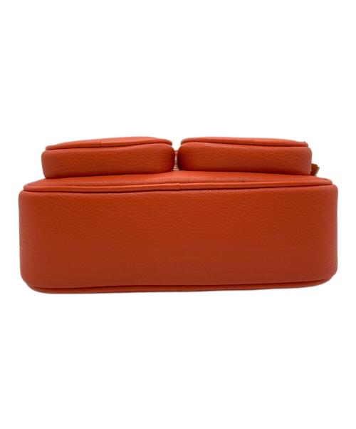 MICHAEL KORS（マイケル・コース）MICHAEL KORS (マイケル・コース) JET SET TRAVEL レザー クロスボディ ミディアム オレンジの古着・服飾アイテム