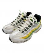 NIKEナイキ）の古着「AIR MAX 95 ESSENTIAL / エアマックス95 エッセンシャル」｜ホワイト×グリーン×イエロー