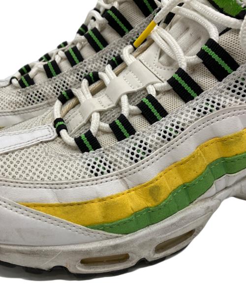 NIKE（ナイキ）NIKE (ナイキ) AIR MAX 95 ESSENTIAL / エアマックス95 エッセンシャル ホワイト×グリーン×イエロー サイズ:29cmの古着・服飾アイテム