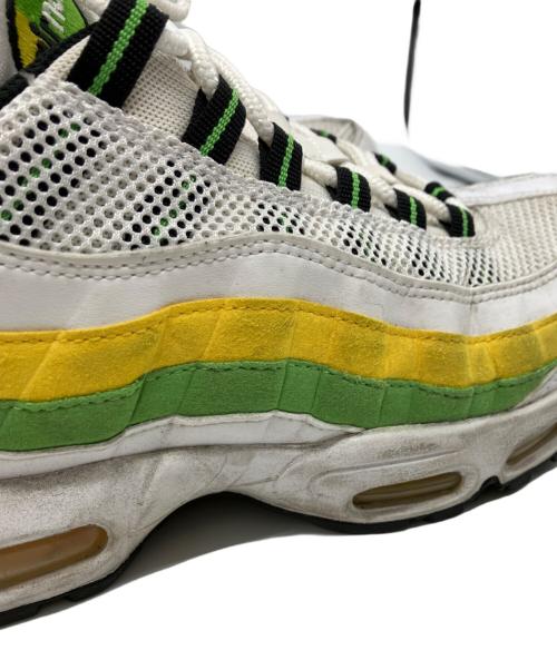 NIKE（ナイキ）NIKE (ナイキ) AIR MAX 95 ESSENTIAL / エアマックス95 エッセンシャル ホワイト×グリーン×イエロー サイズ:29cmの古着・服飾アイテム