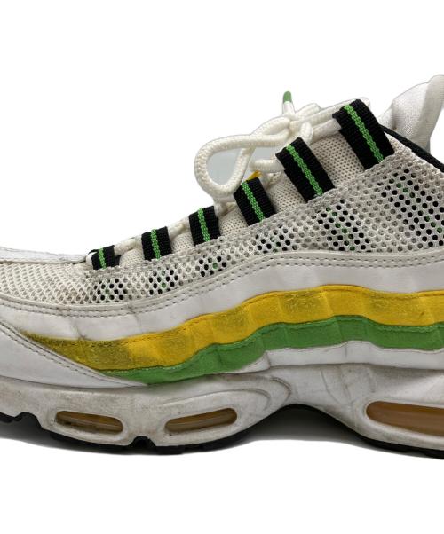 NIKE（ナイキ）NIKE (ナイキ) AIR MAX 95 ESSENTIAL / エアマックス95 エッセンシャル ホワイト×グリーン×イエロー サイズ:29cmの古着・服飾アイテム