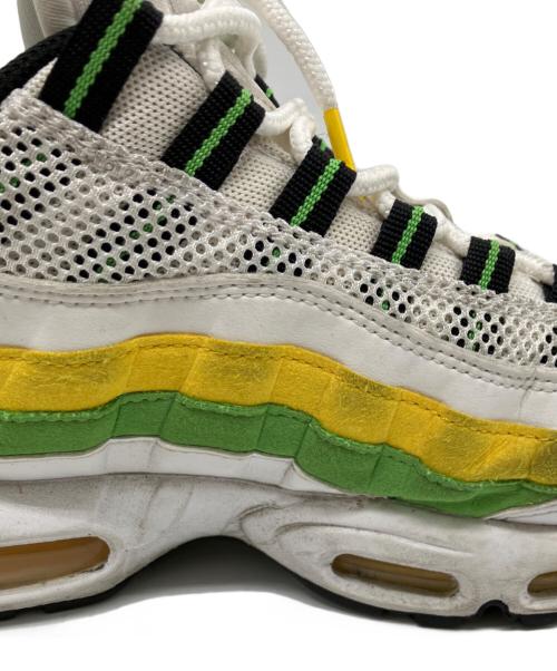 NIKE（ナイキ）NIKE (ナイキ) AIR MAX 95 ESSENTIAL / エアマックス95 エッセンシャル ホワイト×グリーン×イエロー サイズ:29cmの古着・服飾アイテム