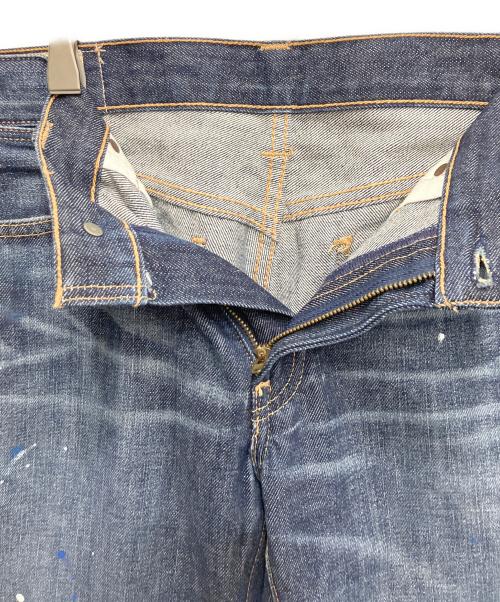 POLO RALPH LAUREN（ポロ・ラルフローレン）POLO RALPH LAUREN (ポロ・ラルフローレン) ペイントデニムパンツ インディゴ サイズ:26の古着・服飾アイテム