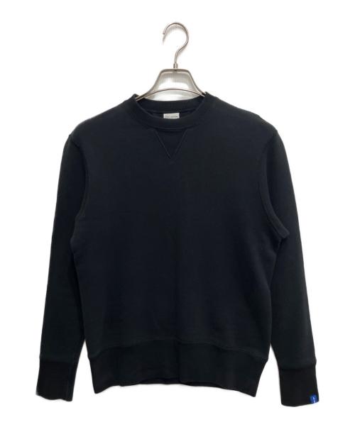 LOOPWHEELER（ループウィラー）LOOPWHEELER (ループウィラー) Vガゼットスウェット ブラック サイズ:Sの古着・服飾アイテム