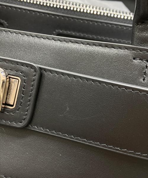 FURLA（フルラ）FURLA (フルラ) CRONOレザートートバッグ ブラックの古着・服飾アイテム