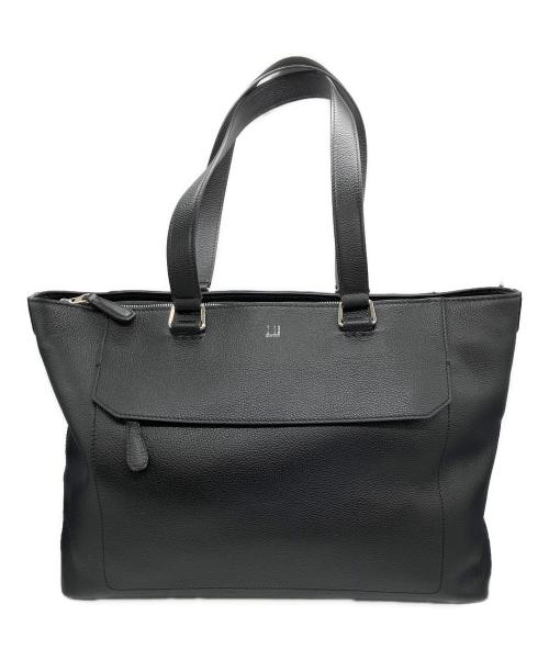 dunhill（ダンヒル）dunhill (ダンヒル) ベルグレイヴレザートートバッグ ブラックの古着・服飾アイテム