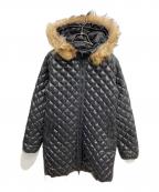 DUVETICAデュベティカ）の古着「キルティングダウンコート」｜ブラック