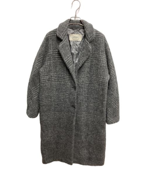 HERNO（ヘルノ）HERNO (ヘルノ) アルパカモヘヤブレンド チェスターコート グレー サイズ:40の古着・服飾アイテム