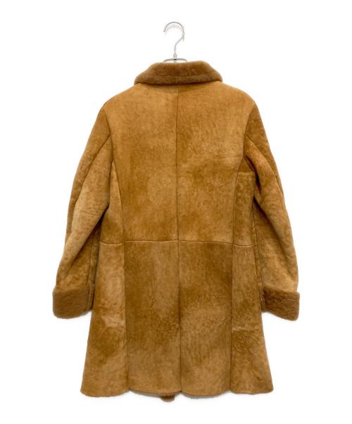 JIL SANDER（ジルサンダー）JIL SANDER (ジルサンダー) ムートンコート ブラウン サイズ:34の古着・服飾アイテム