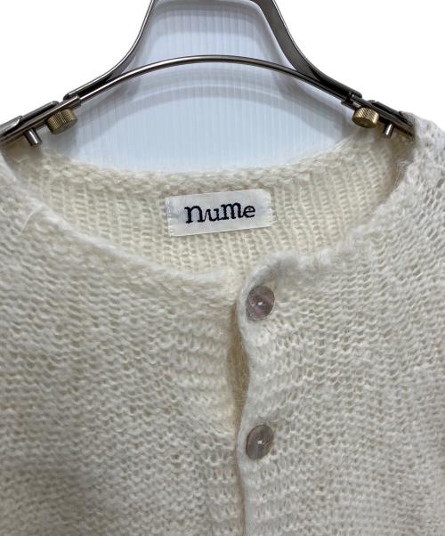 NUME（ヌメ）NUME (ヌメ) アルパカモヘヤカーディガン ベージュ サイズ:FREEの古着・服飾アイテム