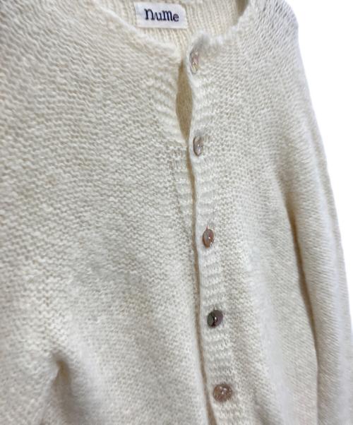 NUME（ヌメ）NUME (ヌメ) アルパカモヘヤカーディガン ベージュ サイズ:FREEの古着・服飾アイテム