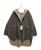 SHIPS anyシップスエニィ）の古着「リバー フーデット ミディ コート」｜ブラウン