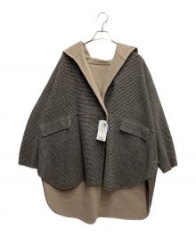 SHIPS any（シップスエニィ）の古着「リバー フーデット ミディ コート」｜ブラウン