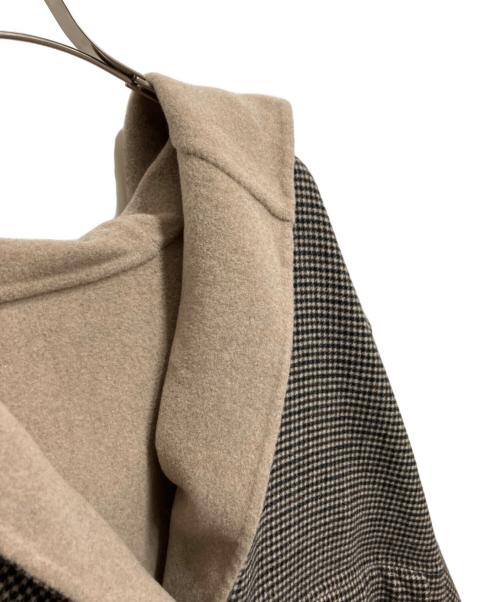 SHIPS any（シップスエニィ）SHIPS any (シップスエニィ) リバー フーデット ミディ コート ブラウン サイズ:Free 未使用品の古着・服飾アイテム