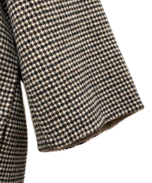 SHIPS any（シップスエニィ）SHIPS any (シップスエニィ) リバー フーデット ミディ コート ブラウン サイズ:Free 未使用品の古着・服飾アイテム