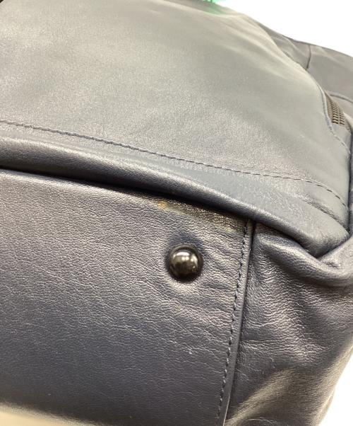 Joya（ジョーヤ）JOYA (ジョーヤ) 2WAYレザートートバッグ ネイビー 未使用品の古着・服飾アイテム