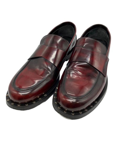 JIMMY CHOO（ジミーチュウ）JIMMY CHOO (ジミーチュウ) ローファー レッド サイズ:40　2/1の古着・服飾アイテム