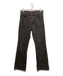 Hysteric Glamour（ヒステリックグラマー）の古着「ブーツカットデニムパンツ」｜グレー