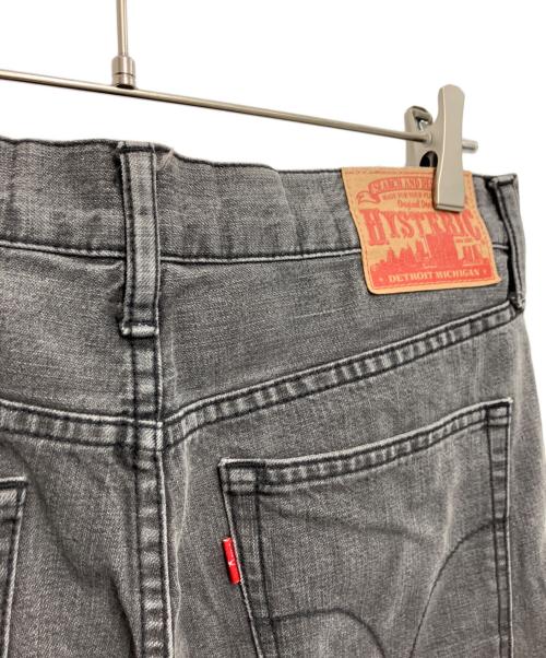 Hysteric Glamour（ヒステリックグラマー）Hysteric Glamour (ヒステリックグラマー) ブーツカットデニムパンツ グレー サイズ:30の古着・服飾アイテム
