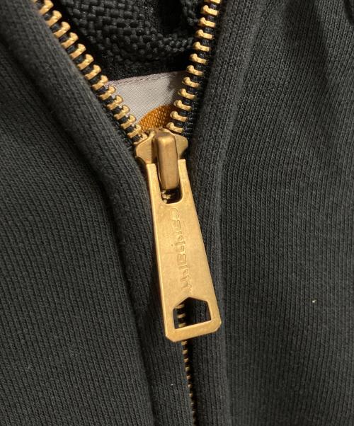 CarHartt（カーハート）CarHartt (カーハート) Rutland Thermal-Lined Hooded Zip-Front Sweatshirt ブラック サイズ:XLの古着・服飾アイテム