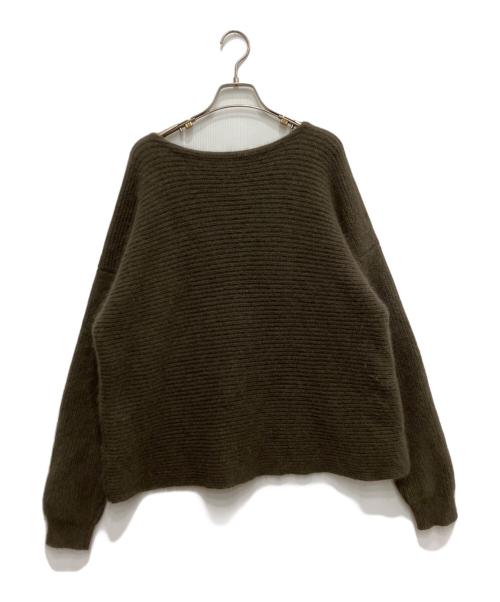 SLOBE IENA（スローブ イエナ）SLOBE IENA (スローブ イエナ) フラッフィーアンゴラ混プルオーバー カーキ サイズ:不明の古着・服飾アイテム