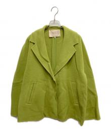 Sybilla（シビラ）の古着「ウールリバーハーフコート」｜グリーン