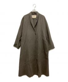 Sybilla（シビラ）の古着「ショールカラーリバーコート」｜ブラウン