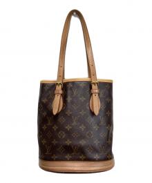 LOUIS VUITTON（ルイ ヴィトン）の古着「バケットPMトートバッグ」｜ブラウン