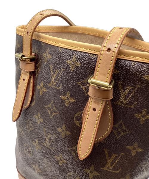 LOUIS VUITTON（ルイ ヴィトン）LOUIS VUITTON (ルイ ヴィトン) バケットPMトートバッグ ブラウンの古着・服飾アイテム