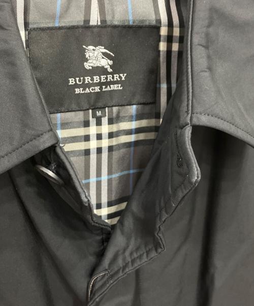 BURBERRY BLACK LABEL（バーバリーブラックレーベル）BURBERRY BLACK LABEL (バーバリーブラックレーベル) 中綿ステンカラーコート ブラック サイズ:Mの古着・服飾アイテム